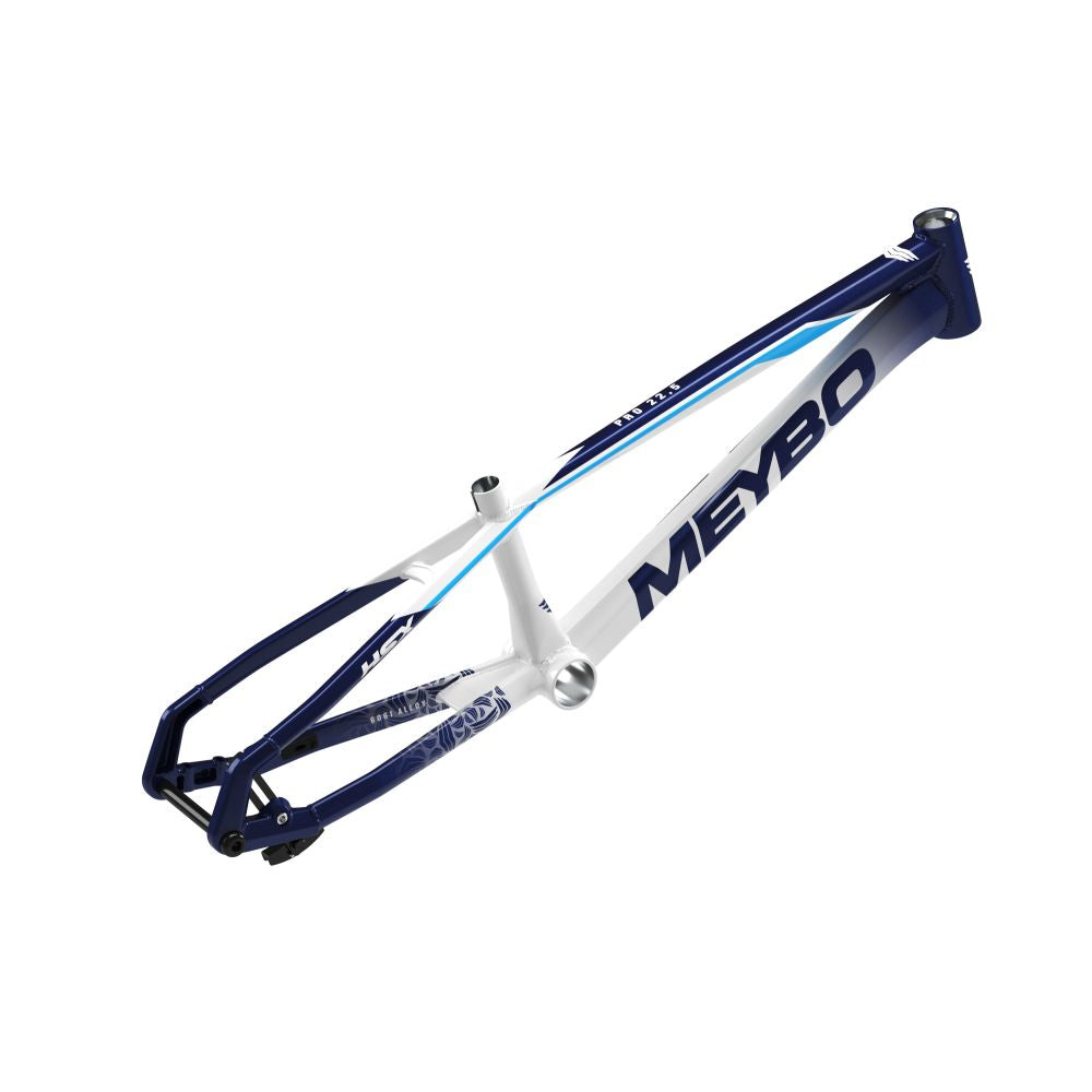 Cadre Meybo HSX AL 2025 Blanc / Bleu Navy / Bleu