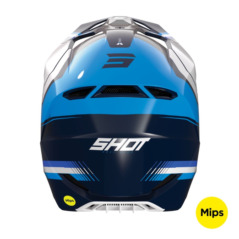 Casque Shot Race Tracer Bleu Brillant