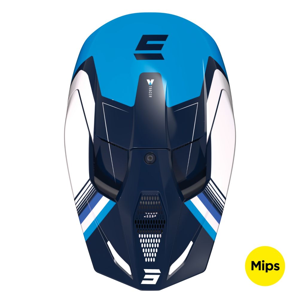 Casque Shot Race Tracer Bleu Brillant