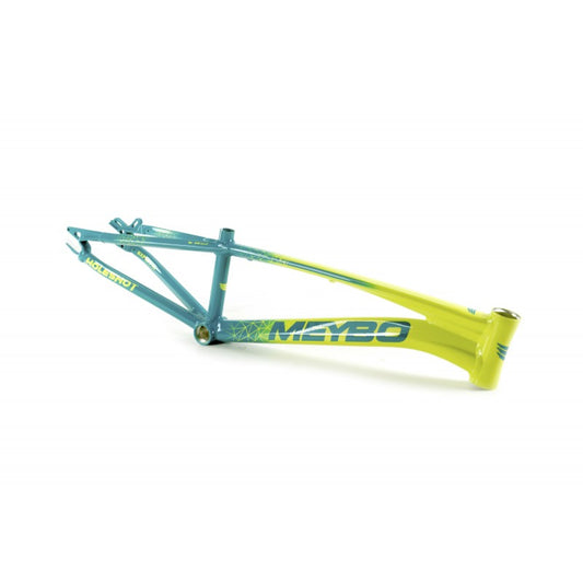 Cadre Meybo Holeshot 2024 Jaune Citron/Bleu Pétrole